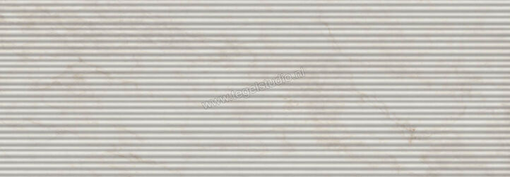 Marazzi MarblePlay Calacatta 30x90 cm Wandtegel Struttura Mikado 3D Glanzend Gestructureerd Lux M4P4 | 233541