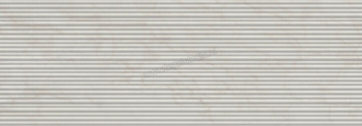 Marazzi MarblePlay Calacatta 30x90 cm Wandtegel Struttura Mikado 3D Glanzend Gestructureerd Lux M4P4 | 233574