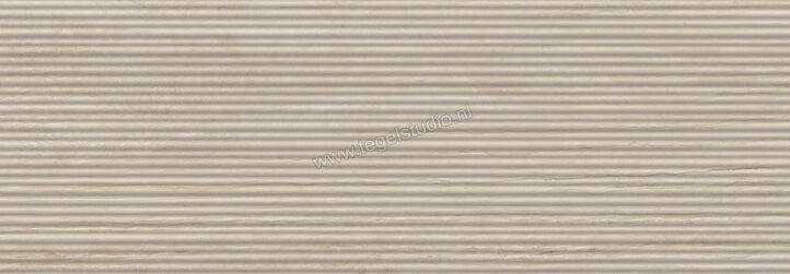 Marazzi MarblePlay Travertino 30x90 cm Wandtegel Struttura Mikado 3D Glanzend Gestructureerd Lux M4P7 | 233643