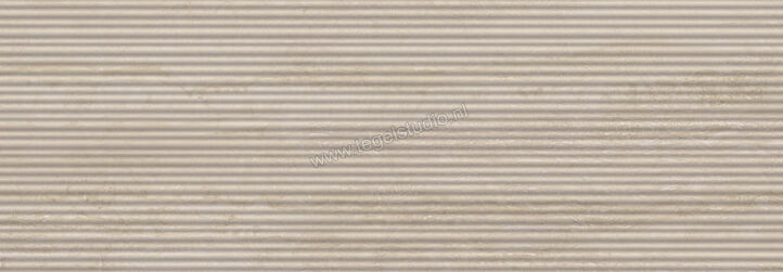 Marazzi MarblePlay Travertino 30x90 cm Wandtegel Struttura Mikado 3D Glanzend Gestructureerd Lux M4P7 | 233670