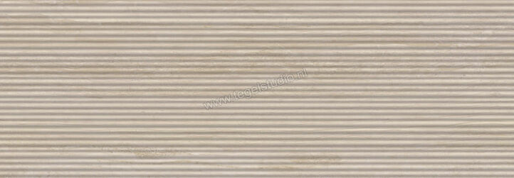 Marazzi MarblePlay Travertino 30x90 cm Wandtegel Struttura Mikado 3D Glanzend Gestructureerd Lux M4P7 | 233679