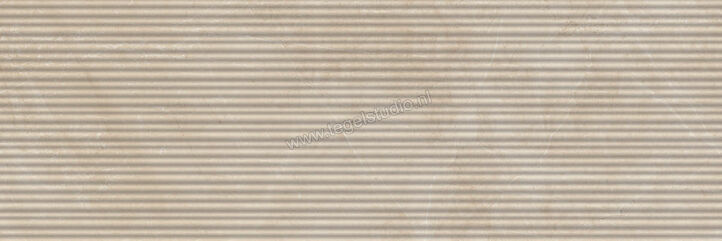 Marazzi MarblePlay Marfil 30x90 cm Wandtegel Struttura Mikado 3D Glanzend Gestructureerd Lux M4P9 | 233718