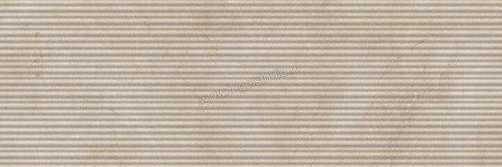 Marazzi MarblePlay Marfil 30x90 cm Wandtegel Struttura Mikado 3D Glanzend Gestructureerd Lux M4P9 | 233730