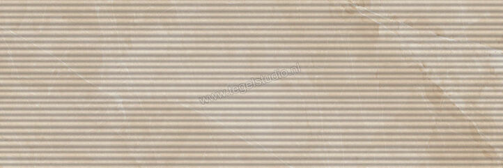 Marazzi MarblePlay Marfil 30x90 cm Wandtegel Struttura Mikado 3D Glanzend Gestructureerd Lux M4P9 | 233742