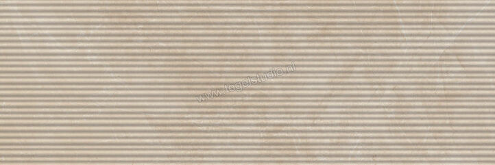 Marazzi MarblePlay Marfil 30x90 cm Wandtegel Struttura Mikado 3D Glanzend Gestructureerd Lux M4P9 | 233754