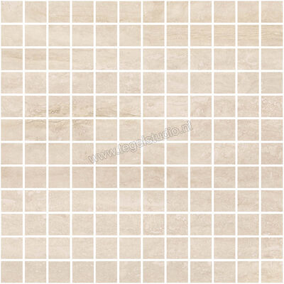 Marazzi MarblePlay Travertino 30x30 cm Mozaiek Glanzend Vlak Lux M4PT | 233994