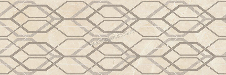 Marazzi MarblePlay Marfil 30x90 cm Wandtegel Decoro Net Marfil Glanzend Vlak Lux M4Q2 | 234012