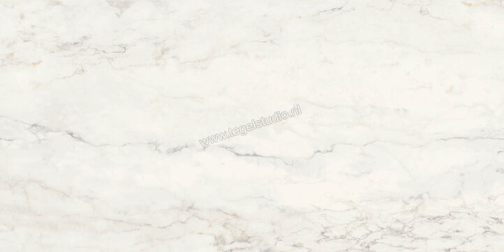 Marazzi MarblePlay Calacatta 58x116 cm Vloertegel / Wandtegel Glanzend Vlak Lux M4L2 | 234063