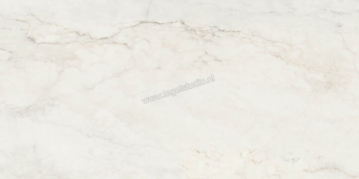 Marazzi MarblePlay Calacatta 58x116 cm Vloertegel / Wandtegel Glanzend Vlak Lux M4L2 | 234072