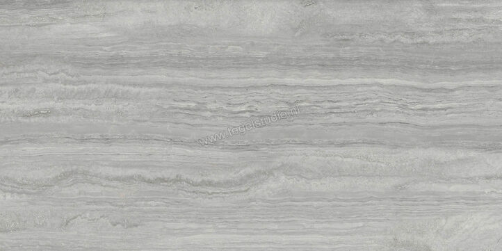 Marazzi MarblePlay Travertino Grigio 60x120 cm Vloertegel / Wandtegel Mat Vlak Naturale M4LA | 234189