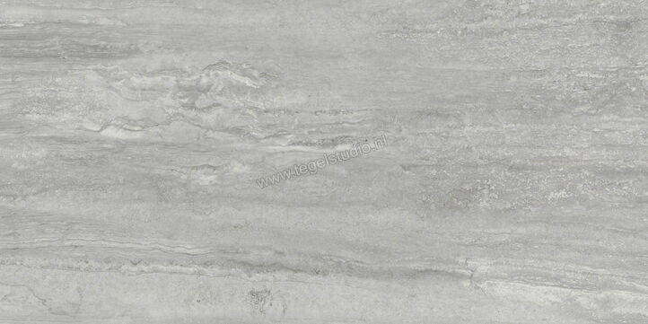 Marazzi MarblePlay Travertino Grigio 60x120 cm Vloertegel / Wandtegel Mat Vlak Naturale M4LA | 234195