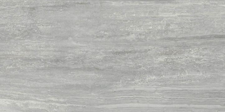 Marazzi MarblePlay Travertino Grigio 60x120 cm Vloertegel / Wandtegel Mat Vlak Naturale M4LA | 234201