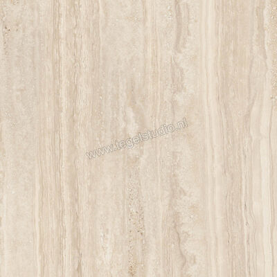 Marazzi MarblePlay Travertino 58x58 cm Vloertegel / Wandtegel Glanzend Vlak Lux M4LH | 234267