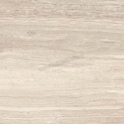 Marazzi MarblePlay Travertino 58x58 cm Vloertegel / Wandtegel Glanzend Vlak Lux M4LH | 234273