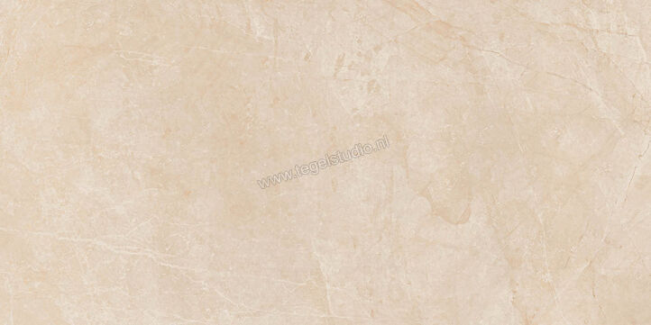 Marazzi MarblePlay Marfil 58x116 cm Vloertegel / Wandtegel Glanzend Vlak Lux M4LP | 234369