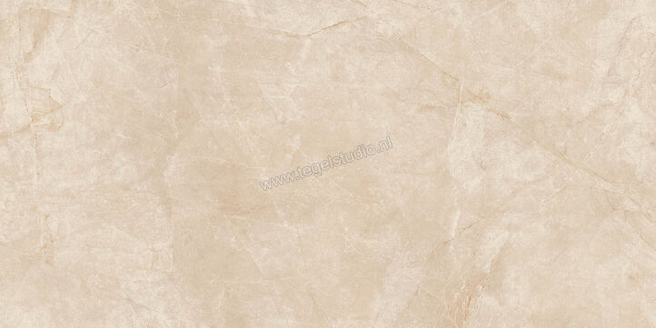 Marazzi MarblePlay Marfil 58x116 cm Vloertegel / Wandtegel Glanzend Vlak Lux M4LP | 234372