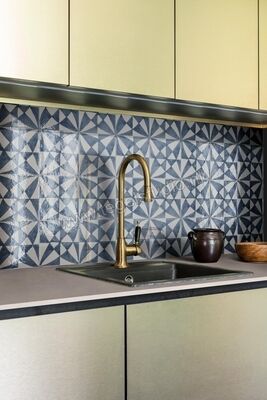  Marazzi Memoria Blu 15x15 cm Vloertegel / Wandtegel Tappeto 5 Lux Glanzend Vlak Lux MANL | 234915