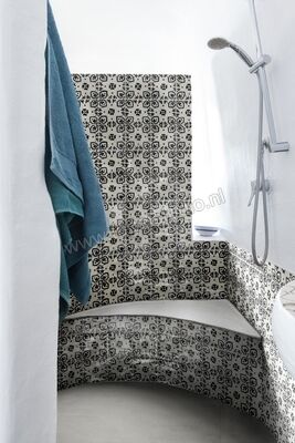  Marazzi Memoria Nero 15x15 cm Vloertegel / Wandtegel Tappeto 2 Lux Glanzend Vlak Lux MANN | 234933