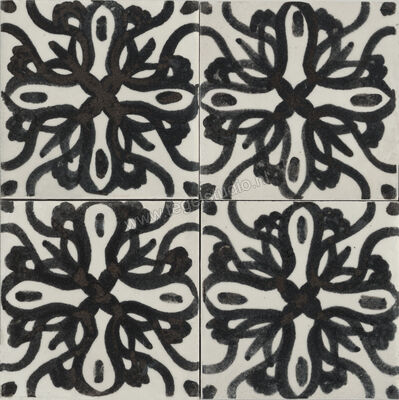  Marazzi Memoria Nero 15x15 cm Vloertegel / Wandtegel Tappeto 4 Lux Glanzend Vlak Lux MANS | 234942