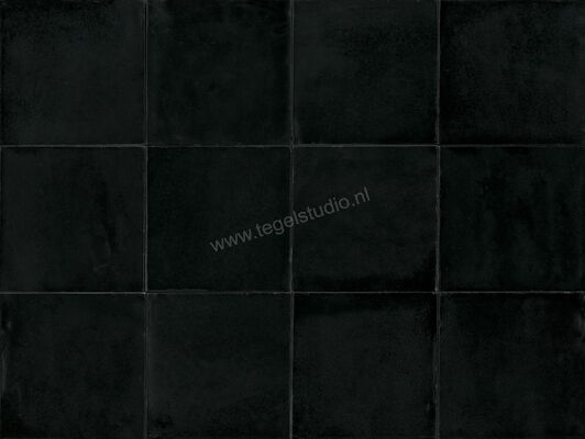  Marazzi Memoria Nero 15x15 cm Vloertegel / Wandtegel Mat Vlak Semi-Matt MANW | 234957