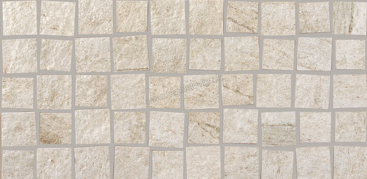  Marazzi Multiquartz White 30x60 cm Vloertegel / Wandtegel Mosaico Mat Gestructureerd Naturale MJS0 | 235272