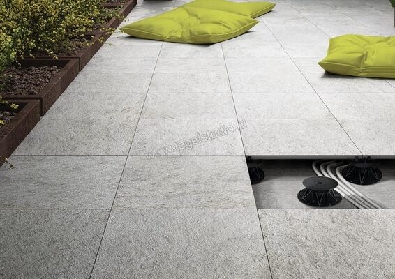  Marazzi Multiquartz20 Gray 60x60x2 cm Terrastegel Mat Gestructureerd Strutturato MLJ0 | 235362