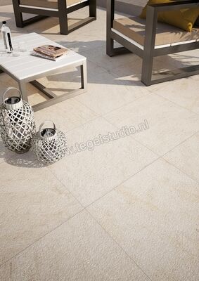  Marazzi Multiquartz20 White 60x60x2 cm Terrastegel Mat Gestructureerd Strutturato MLJ2 | 235386