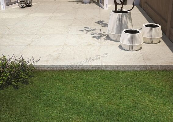  Marazzi Multiquartz20 White 60x60x2 cm Terrastegel Mat Gestructureerd Strutturato MLJ2 | 235389