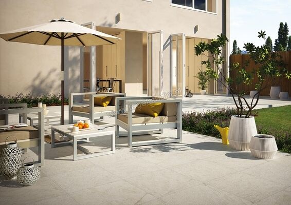  Marazzi Multiquartz20 White 60x60x2 cm Terrastegel Mat Gestructureerd Strutturato MLJ2 | 235392