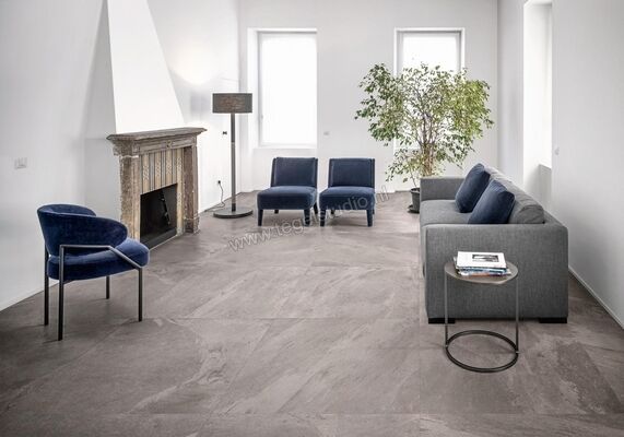 Marazzi Mystone - Ardesia Cenere 120x120 cm Vloertegel / Wandtegel Mat Gestructureerd Naturale M9HU | 235569