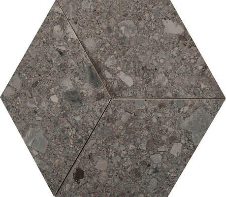  Marazzi Mystone - Ceppo di Gré Anthracite 29x33.5 cm Wandtegel Mosaico 3D Mat Gestructureerd Naturale M0KK | 236439