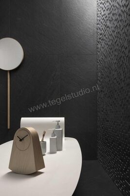 Marazzi Mystone - Lavagna Nero 75x150 cm Vloertegel / Wandtegel Mat Vlak Naturale M03V | 237630