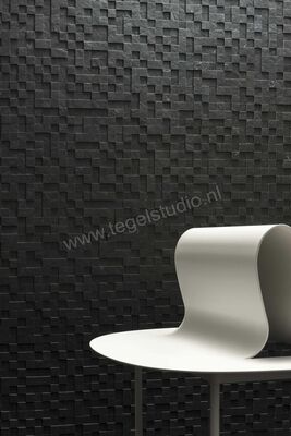Marazzi Mystone - Lavagna Nero 30x30 cm Decor Mosaico Mat Gestructureerd Naturale M0AE | 237660
