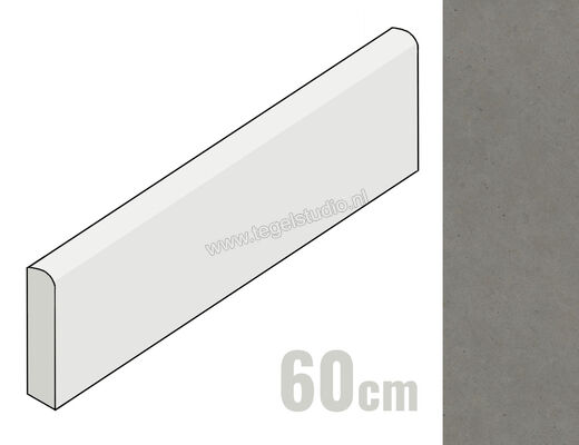 Marazzi Mystone - Moon Grey 7x60 cm Plint Mat Gestructureerd Naturale M8K3 | 238593
