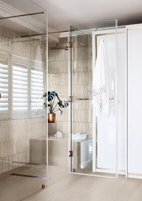  Marazzi Mystone - Travertino Navona 20x365 cm Mozaiek Ovale Lux Glanzend Gestructureerd Lux M9PJ | 239925