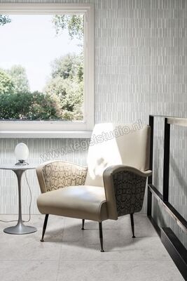 Marazzi Naturalia Bianco 33x100 cm Wandtegel Struttura Codex 3D Mat Gestructureerd Naturale MENF | 240030