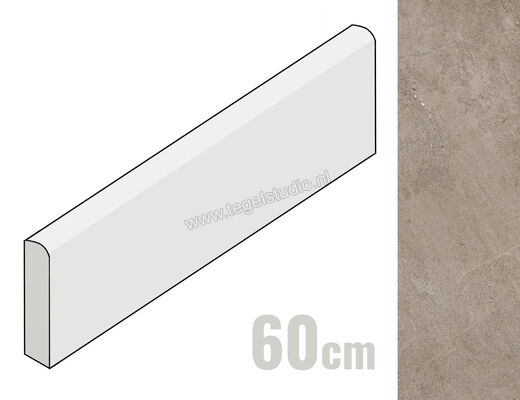 Marazzi Naturalia Taupe 7x60 cm Plint Mat Gestructureerd Naturale MEY3 | 240192