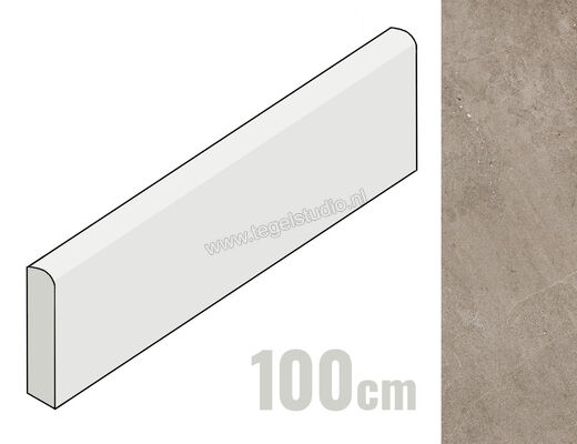 Marazzi Naturalia Taupe 7x100 cm Plint Mat Gestructureerd Naturale MEY9 | 240207