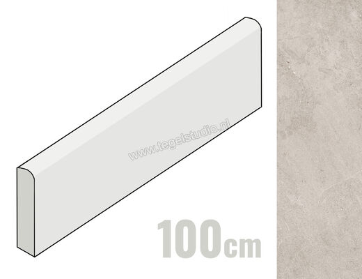 Marazzi Naturalia Beige 7x100 cm Plint Mat Gestructureerd Naturale MEYC | 240210