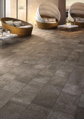  Marazzi Pietra Occitana Antracite 30x60 cm Vloertegel / Wandtegel Outdoor Mat Gestructureerd Naturale MH71 | 240762