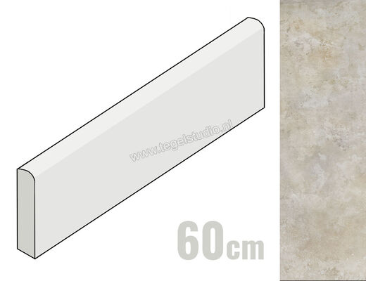  Marazzi Plaza Multicolor 8x60 cm Plint Mat Gestructureerd Naturale M9H8 | 241260
