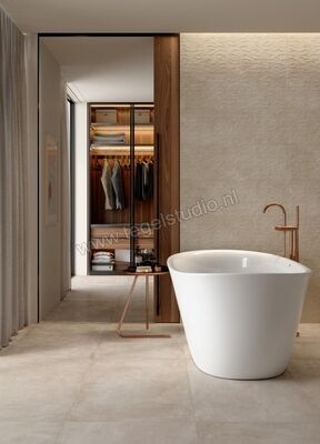  Marazzi Plaza Beige 30x90 cm Wandtegel Struttura Range 3D Mat Gestructureerd Naturale M95G | 241281