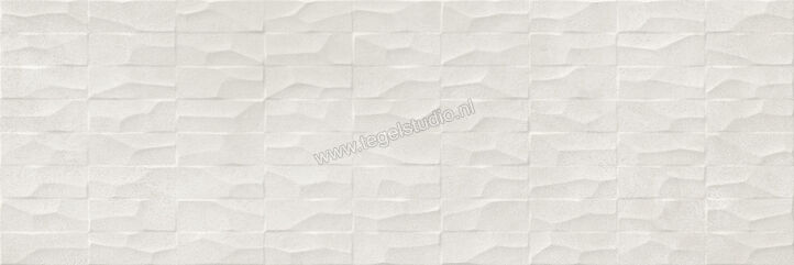  Marazzi Plaza White 30x90 cm Wandtegel Struttura Range 3D Mat Gestructureerd Naturale M95H | 241284