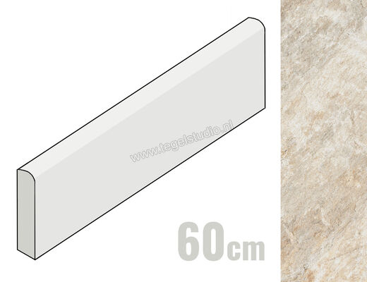  Marazzi Rocking Beige 7x60 cm Plint Mat Gestructureerd Strutturato M177 | 241893
