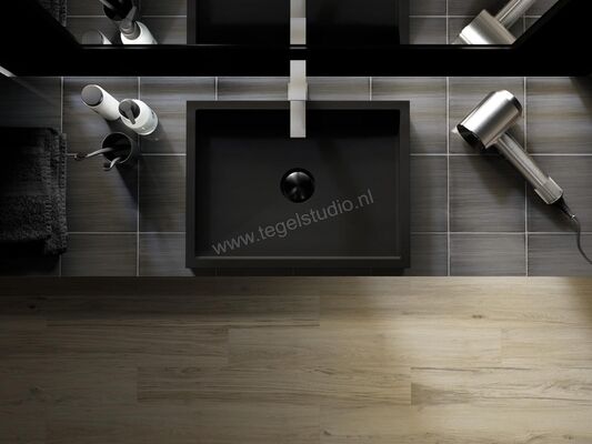  Marazzi Scenario Nero 20x20 cm Vloertegel / Wandtegel Mat Vlak Naturale M8R8 | 242157