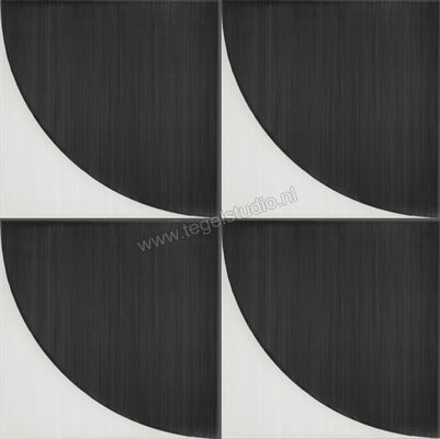  Marazzi Scenario Nero 20x20 cm Vloertegel / Wandtegel Tappeto 2A Mat Vlak Naturale M8RF | 242187