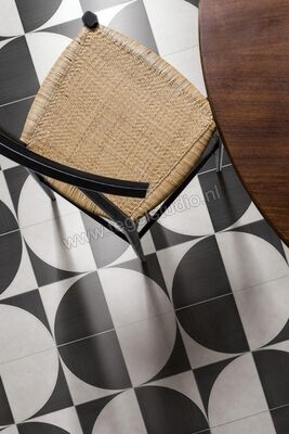  Marazzi Scenario Nero 20x20 cm Vloertegel / Wandtegel Tappeto 2A Mat Vlak Naturale M8RF | 242190