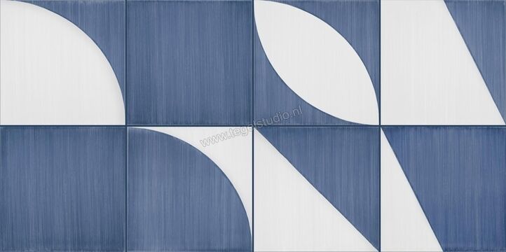  Marazzi Scenario Blu 20x20 cm Vloertegel / Wandtegel Decoro Mix Blu Mat Vlak Naturale M8RJ | 242226