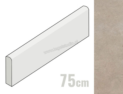  Marazzi Terratech Cannella 7x75 cm Plint Mat Vlak Naturale M8LZ | 242868