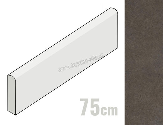  Marazzi Terratech Grafite 7x75 cm Plint Mat Vlak Naturale M8M5 | 242883